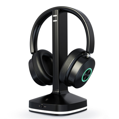 Earbay TV Kopfhörer kabellos – Kopfhörer für Fernseher mit Ladestation, kabellose Bluetooth Kopfhörer V5.4, 3 Audiomodi, latenzfrei, Geschenk Senioren & Eltern